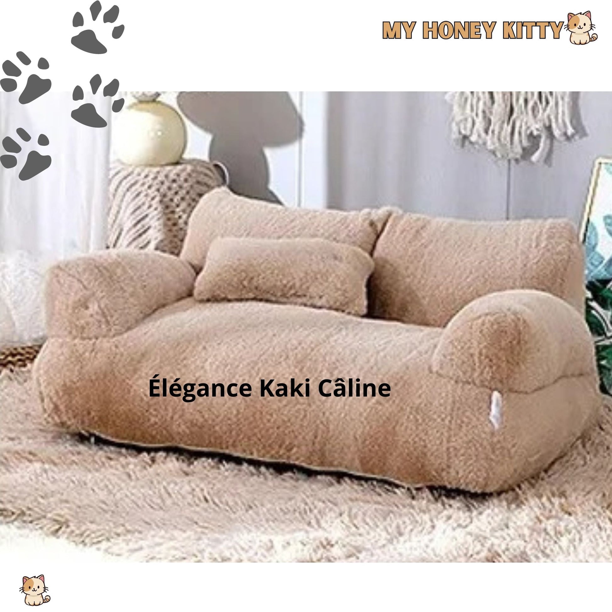 Canapé pour Chat Confort | CozyPurr ™ - My Honey Kitty