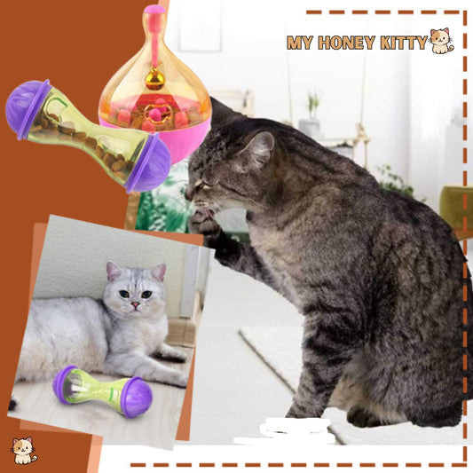 Distributeur de croquettes pour chat amusant - My Honey Kitty