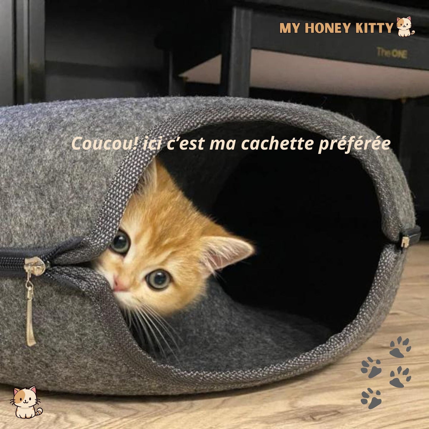 Niche pour chat | TunelGriffe ™ - My Honey Kitty